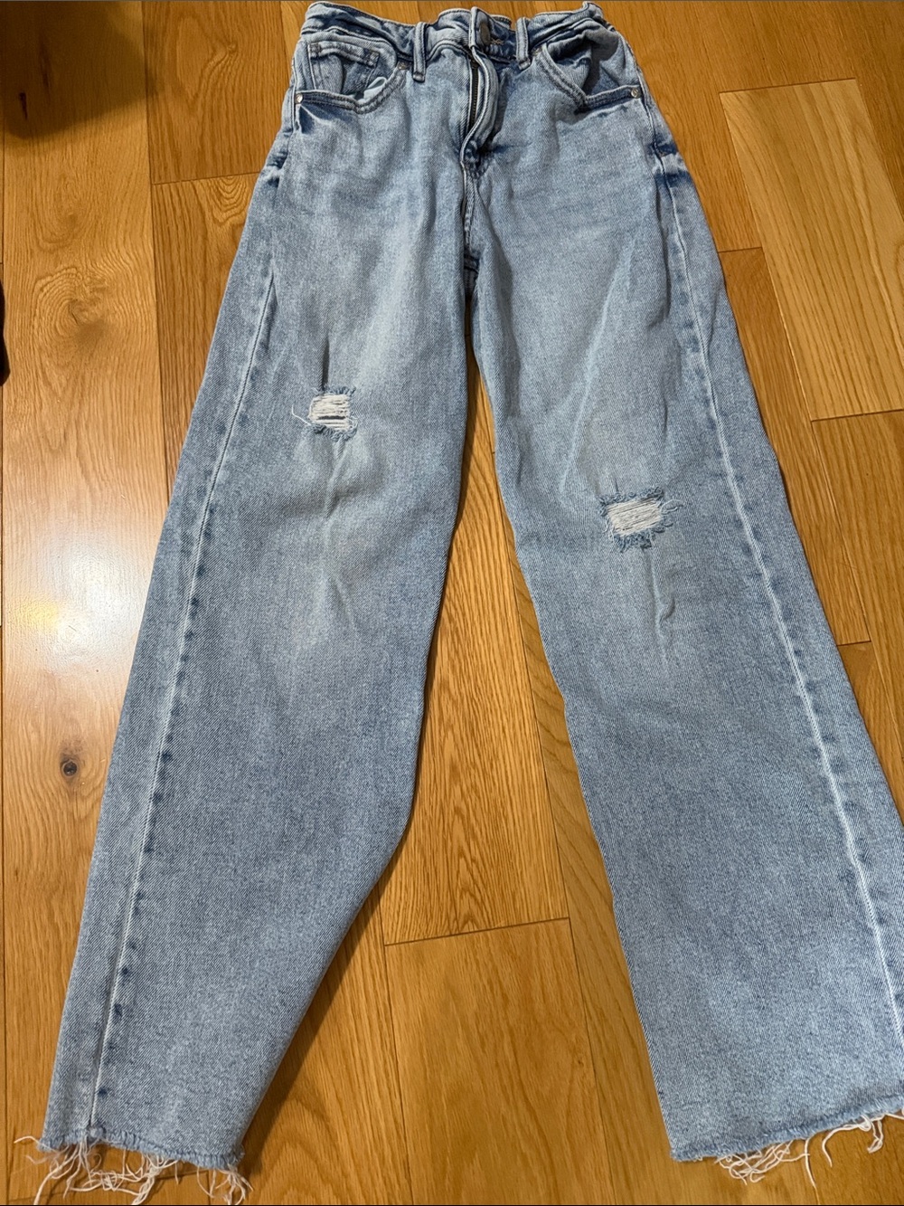 Light Blue Distressed kids jeans